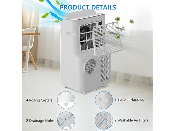 EcoExplorer 14,000 BTU Portable Air Conditioner