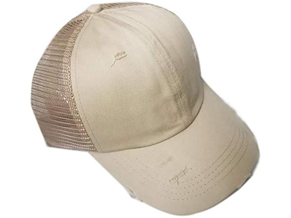 Bocianelli Women (OS) Criss Cross Ponycap B-beige