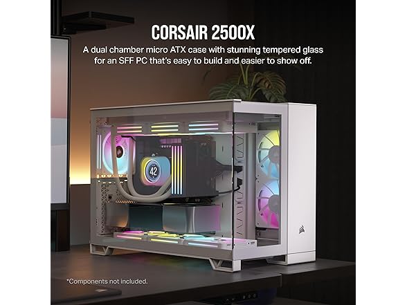CORSAIR 2500X Small-Tower mATX PC Case