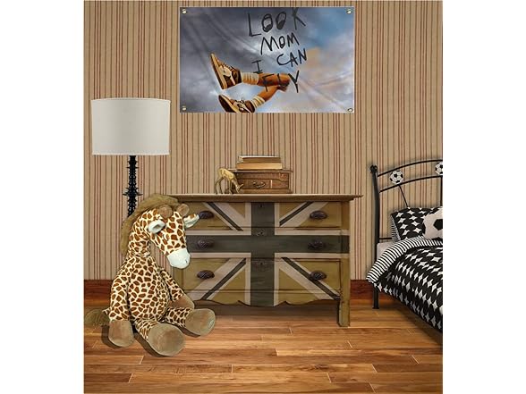 TOCRTSV Look Mom I Can Fly Flag 2x3ft