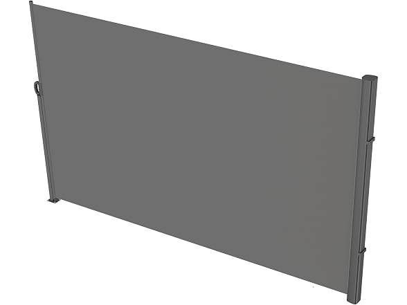 Retractable Side Awning, 63''x 118'' Aluminum