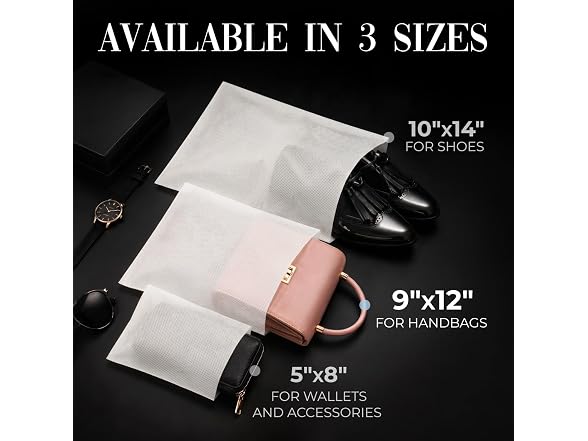 Pack of 5 Anti-Scratch Pouches, 9" x 12"