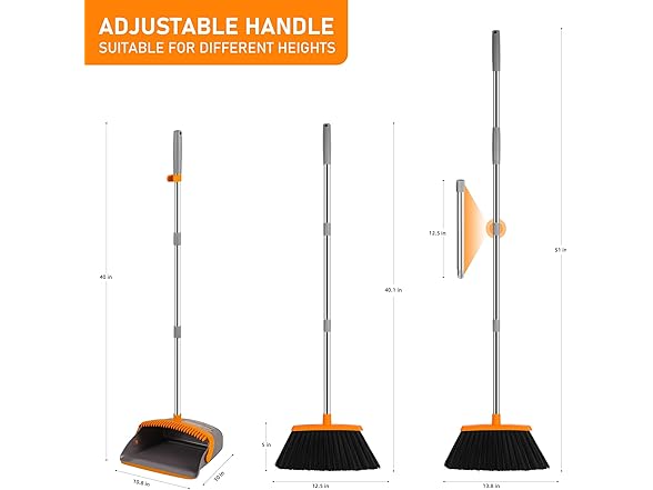 Broom and Dustpan Set
