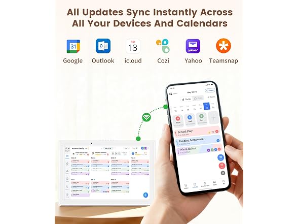 RINGCO 10.1" Digital Calendar and Planner