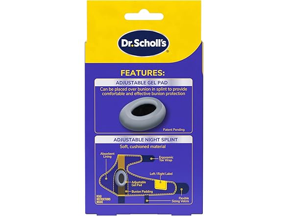 Dr Scholls Bunion Relief Toe Corrector 1 Set