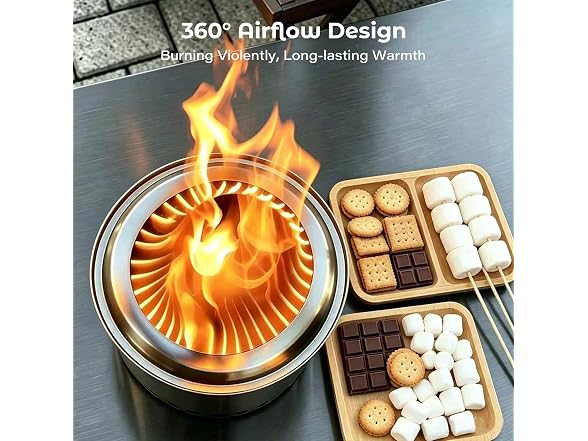 HGD Small Tabletop Fire Pit 9.6x7.1in