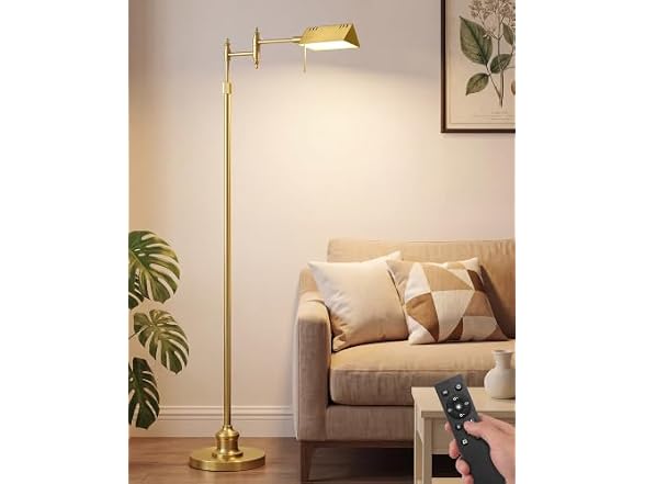 Bairth Gold Reading Floor Lamp