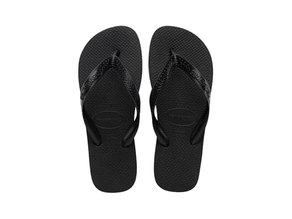 Havaianas Top Men's Slippers, Black,9/10