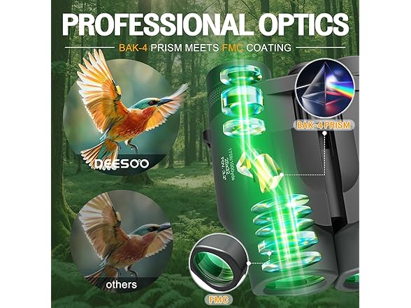 Deesoo 25x32 Binoculars for Adults
