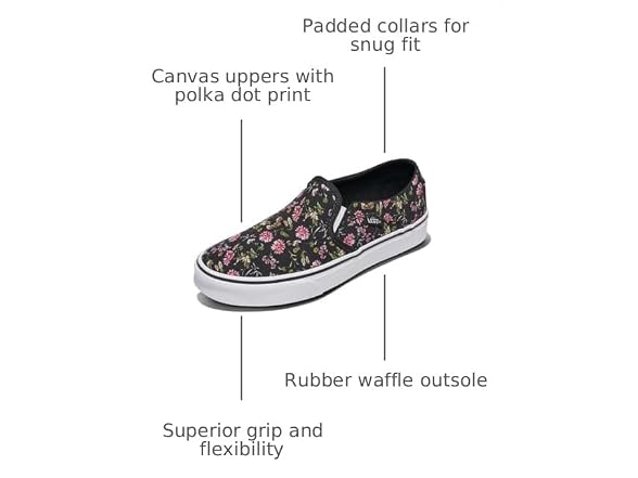 Vans Womens Asher Adult Low Top Sneakers