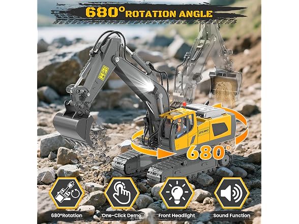 Remote Control Excavator Toy