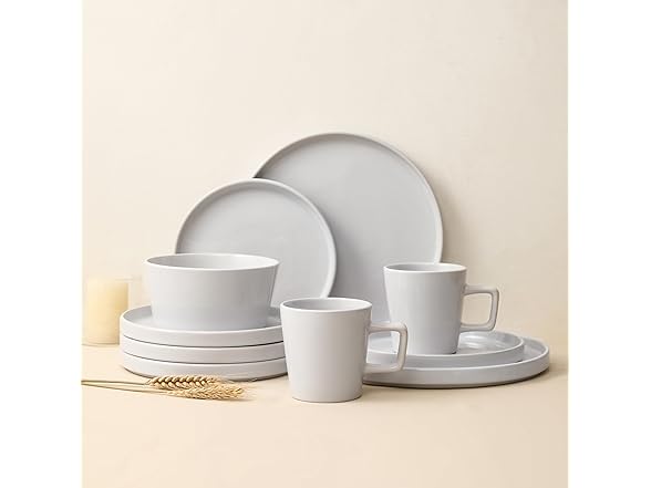Stone Lain Celina Modern Stoneware 16-Piece Dinnerware Set