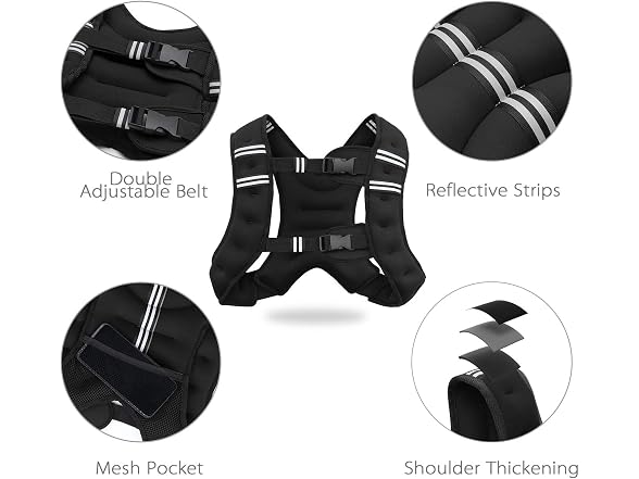 VIVITORY Weighted Vest 11-18lb Rucking