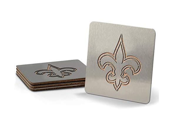 YouTheFan NFL Coasters, Stainless Steel