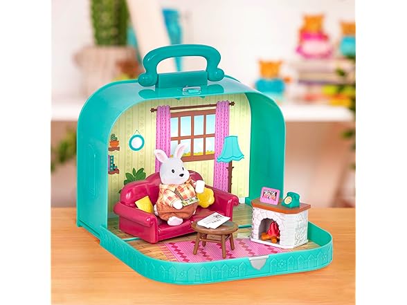 Li’l Woodzeez Living Room Playset