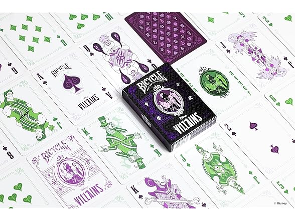 Bicycle Disney Villains Playing Cards