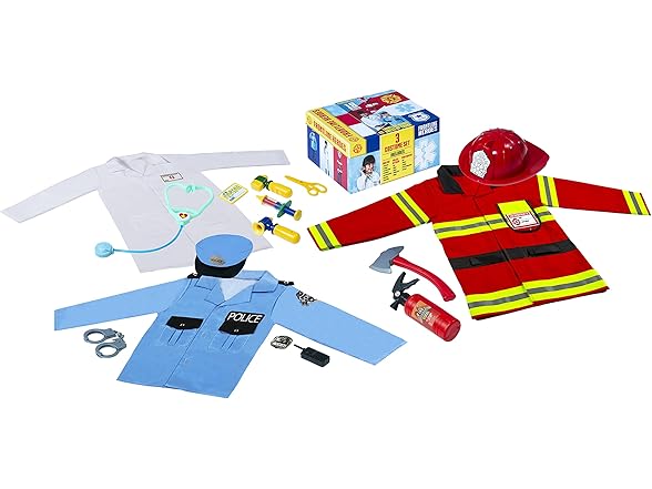 Rubies Everyday Heroes Dress Up Trunk Set Toy for Kids