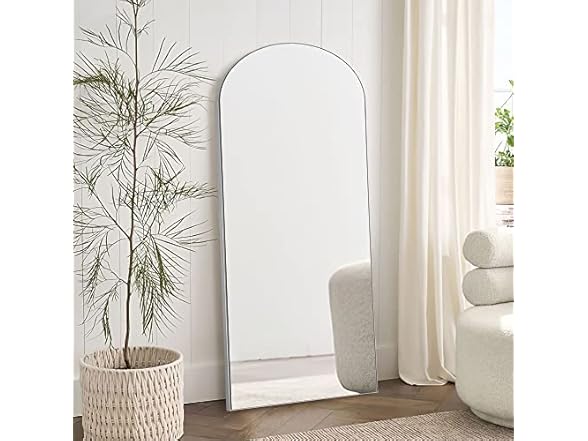 Trvone Arched Full Length Mirror, 59"x20"