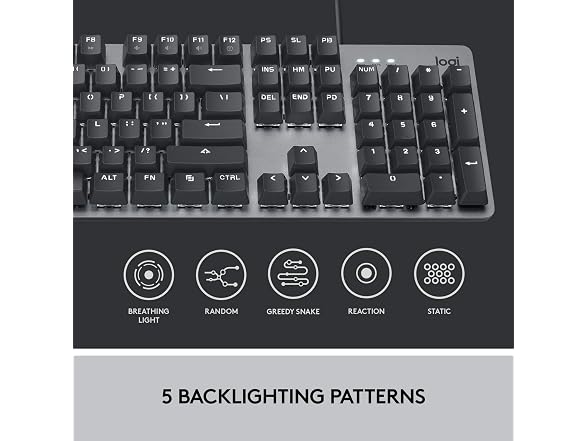 Logitech K845 Wired Illuminated Mechanical Keyboard