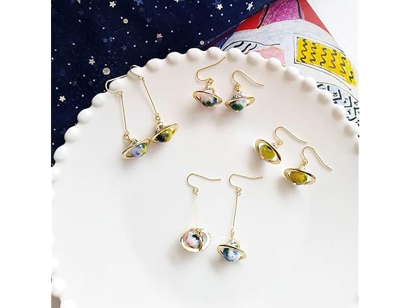 FUTIMELY Earth Star Drop Earrings