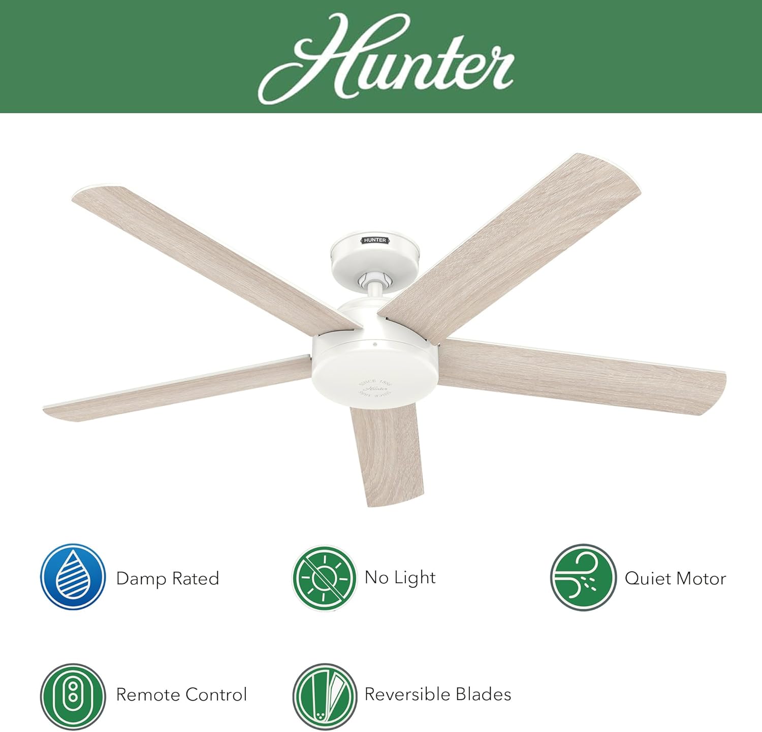 Hunter Fan 52" Ceiling Fan w/ Remote - Gallery 13