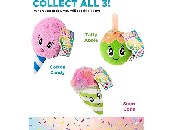 Outward Hound Sweet Shop 3-in-1 Dog Toy