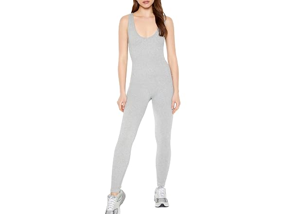 Forever 21 (M) Seamless Scoop-Neck Tank Jumpsuit