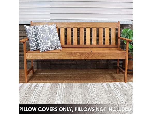 Sunnydaze Indoor and Outdoor Decorative Throw Pillow Covers Gray Geometric