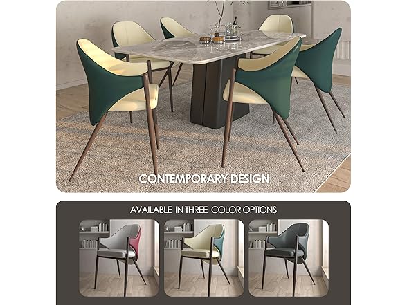 LeisureMod Sante Leather Chair