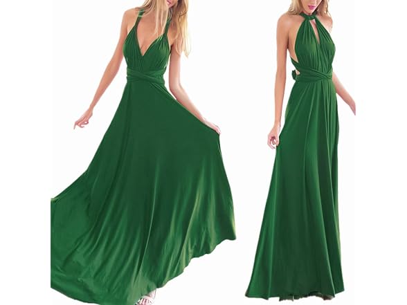 Obeeii Women (XL) Bridesmaid Dress Infinity Dress