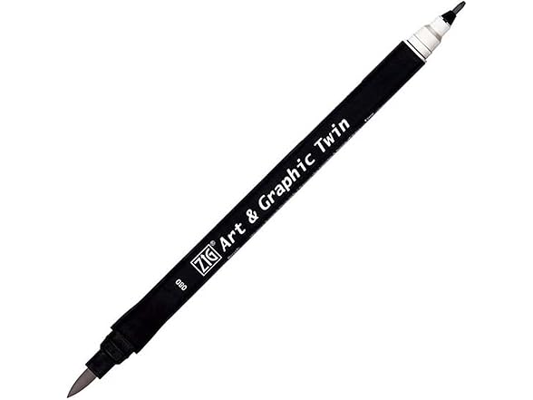 Kuretake ZIG Art and Graphic Twin Tip Brush 