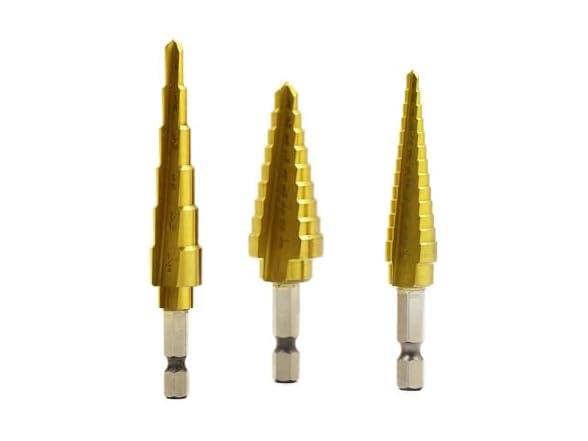 talaze TALAZE Step Drill Bits 3 PCS of High-Sp