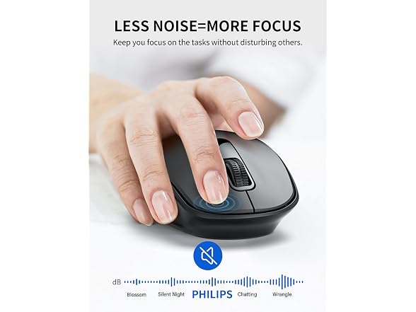Philips Ergonomic Wireless Mouse