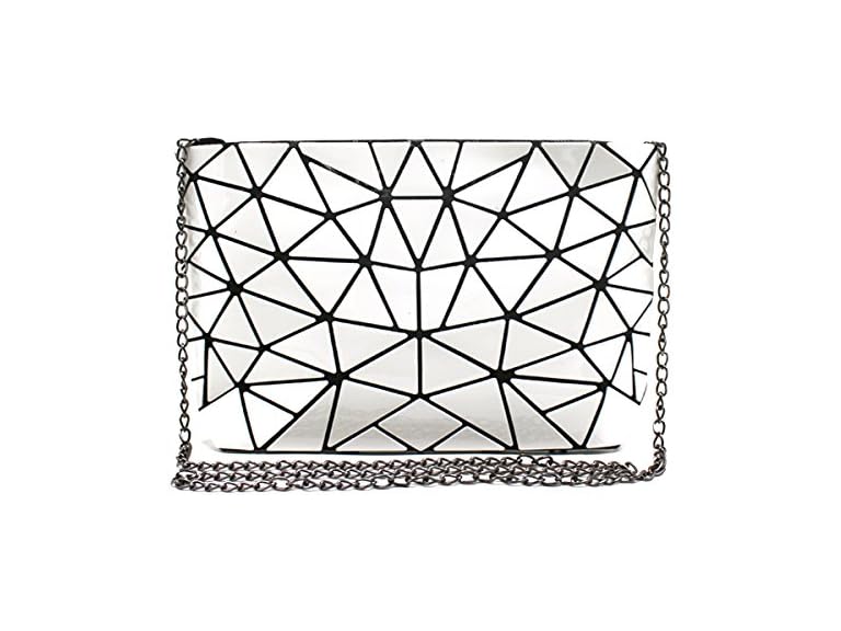 Goclothod Handbag Fashion Holographic Laser Shoulder Bag