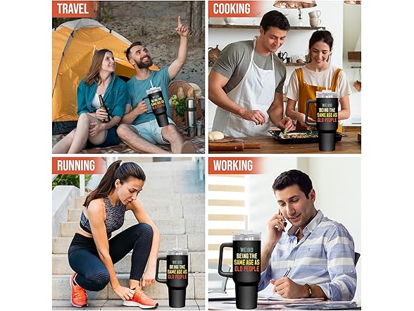 AXIARA 40 Oz Stainless Steel Tumbler