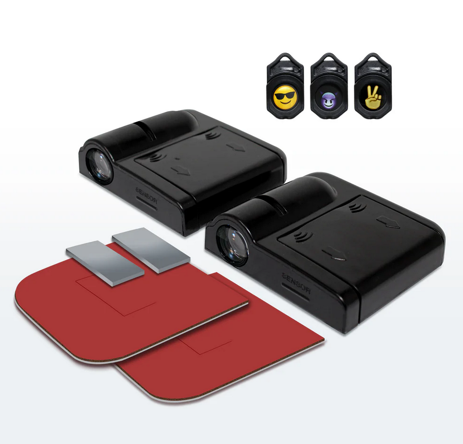 Aduro Universal Wireless Car Door LED Projector Lights - Gallery 8