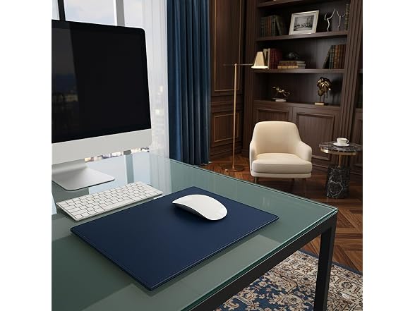 Dacasso Navy Blue Bonded Rectangular