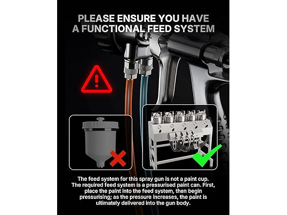 TILSWALL Pinto Two-Component HVLP Spray Gun