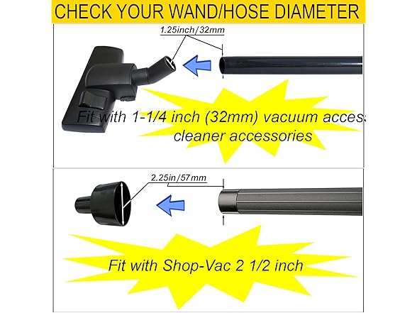 GHAMADE Vacuum Attachments