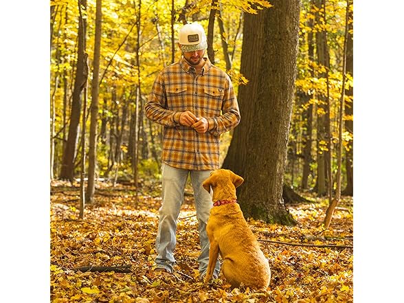 Field Stream Mens Bushveldt Plaid Knit Shirt