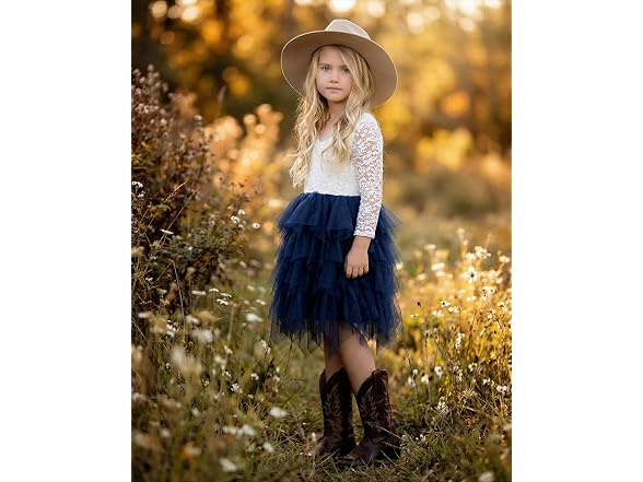 2Bunnies Girls (6 MOS) Girl Peony Lace Back Dress