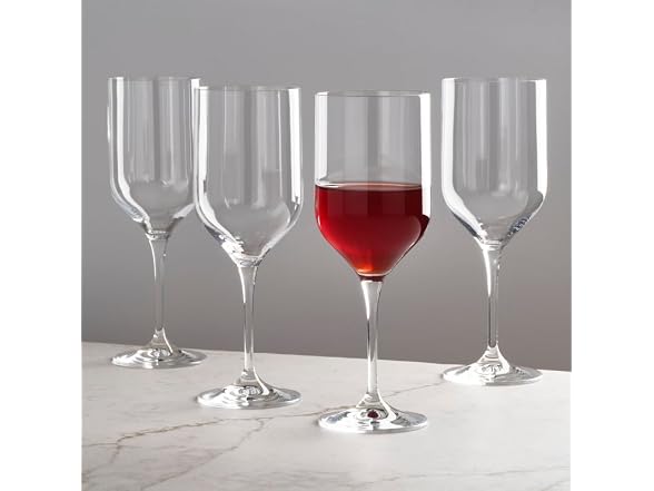 Mikasa Upton Lead-Free Cabernet Red Wine Glasses, Set of 4, 18.5 Ounce - Gallery 6