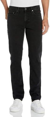 Amazon Essentials Men's Slim-Fit Jeans, Washed Black, 28W x 30L