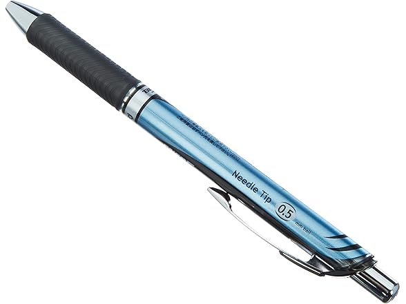Pentel Energel Knock Ballpoint Pen, 0.5mm Black Ink