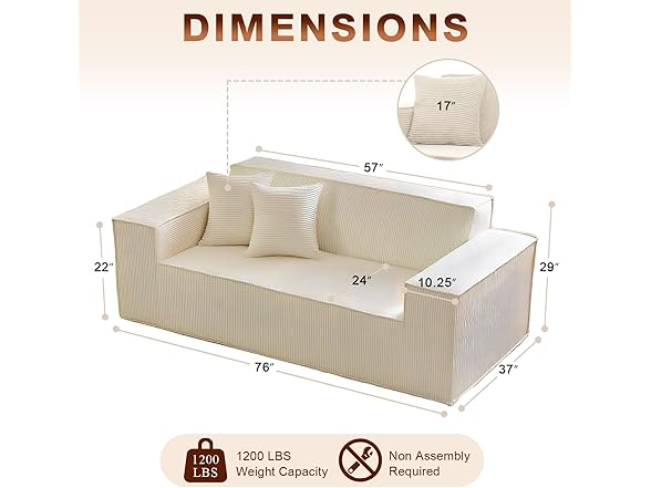 SUYOLS cloud couch/boneless couch