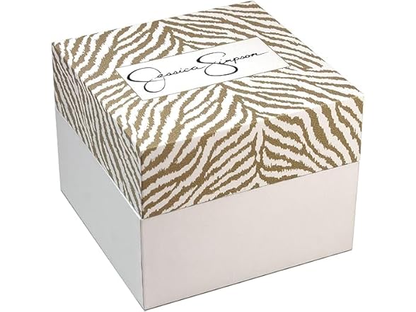 Jessica Simpson Leather Watch Round Dial