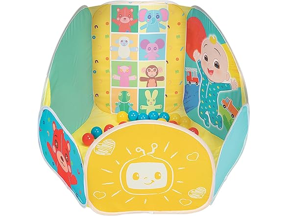 CoComelon Ball Pit w/15 Soft Flex Balls