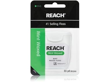 $2.99, Was $7, 57% Off! Reach Waxed Dental Floss Mint 55yd dealfomo