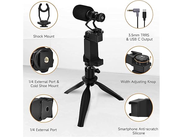 Comica VM10-K2 Tripod + Mic Kit 3.5mm