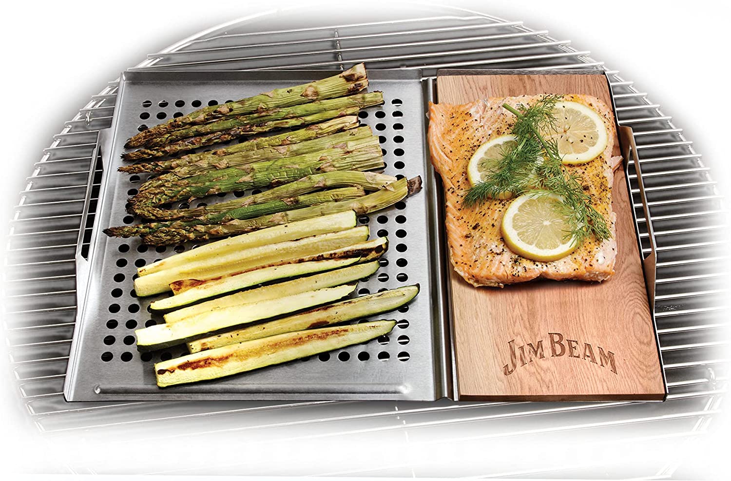 Jim Beam Cedar Plank Grill Topper Set - Gallery 10